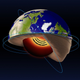 The hell-river and three satellites that detected it, via ESA